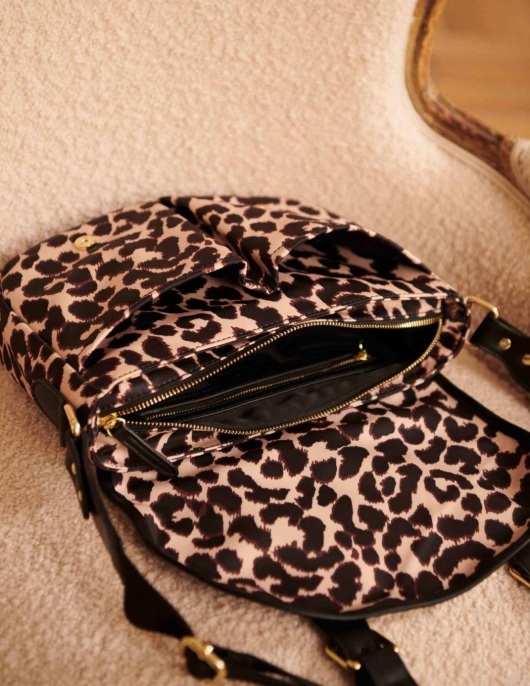 Petite Mendigote Sac Sacha Leopard | Femme Sacs à Main