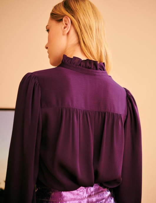 Petite Mendigote Chemise Tabatha Violet | Femme Tops, Blouses & Bodys