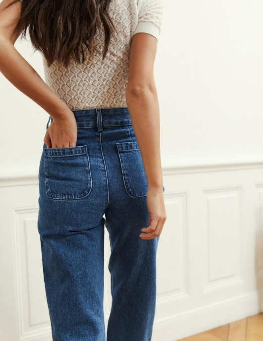 Petite Mendigote Jean Georgia Denim | Femme Pantalons Et Jeans