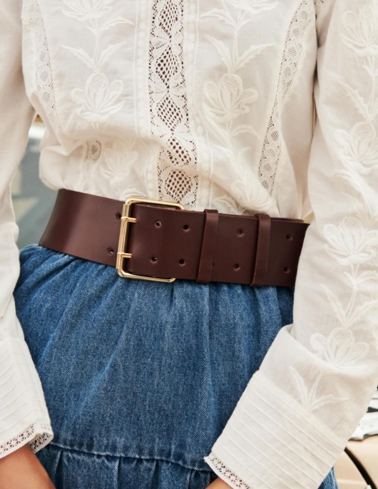 Petite Mendigote Ceinture Andrea Bordeaux | Femme Ceintures